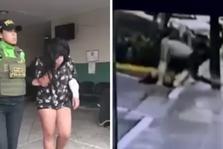 Venezolana se enfrent con un arma a hombres en Lince