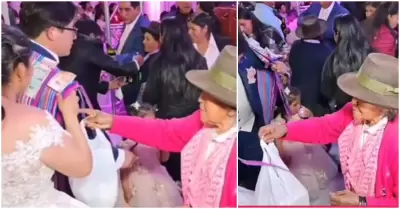 Recin casados desprecian humilde regalo de abuelita