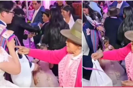 Recin casados desprecian humilde regalo de abuelita