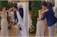 Daniel Lazo sorprende tras aparecer como regalo gigante en boda: Novia se queda sin palabras