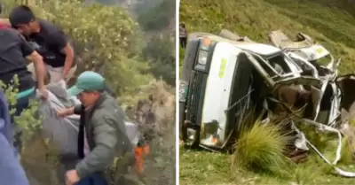 Pareja de esposos muere tras cada a abismo.