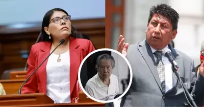 Margot Palacios sobre Waldemar Cerrn por pensin vitalicia de Alberto Fujimori