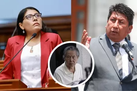 Margot Palacios sobre Waldemar Cerrn por pensin vitalicia de Alberto Fujimori