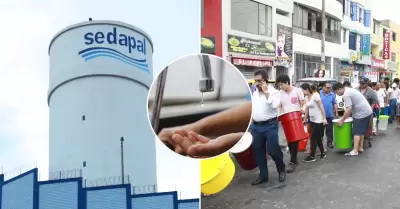 Sedapal anunci corte de agua en distrito limeo