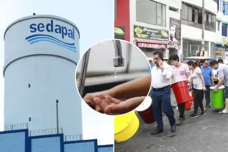 Sedapal anunci corte de agua en distrito limeo