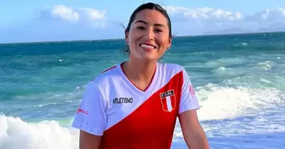 Evelyn Inga qued octava en marcha atltica femenina en Pars 2024.