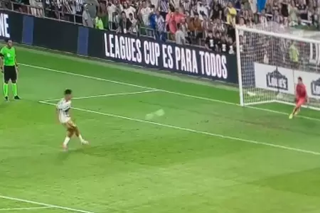 Piero Quispe ingres en el ltimo encuentro de Pumas en la Leagues Cup.