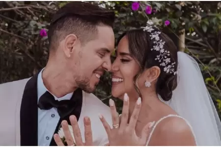 Melissa Paredes y Anthony Aranda se casaron con bienes separados