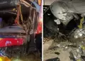 Tragedia! Choque frontal entre bus interprovincial y minivn deja cuatro personas fallecidas y varios heridos