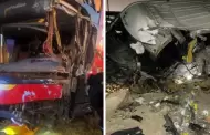 Tragedia! Choque frontal entre bus interprovincial y minivn deja cuatro personas fallecidas y varios heridos