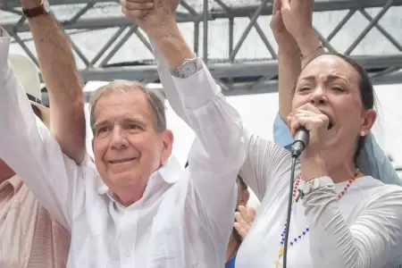 Edmundo Gonzlez y Mara Corina Machado