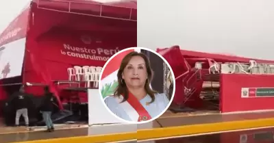 Visita de Dina Boluarte a Junn