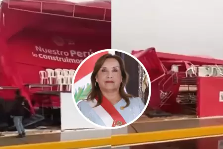 Visita de Dina Boluarte a Junn