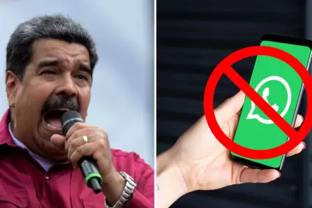 Maduro se mostr en contra de WhatsApp