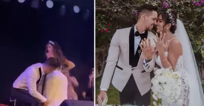 Melissa Paredes es criticada por candente baile a Anthony Aranda.