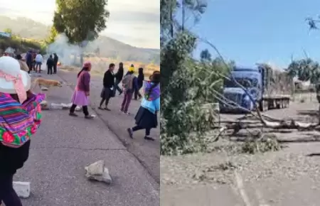 Manifestaciones en Huanta