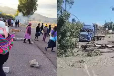 Manifestaciones en Huanta