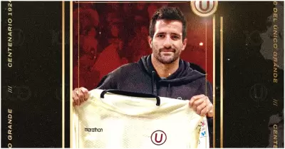 Universitario celebra medalla de Stefano Peschiera