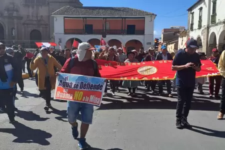 Paro en Huanta podra repercutir en Lima.