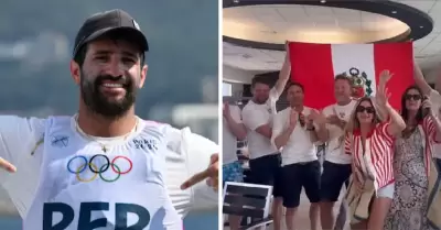 Familia de Stefano Peschiera celebra medalla de bronce