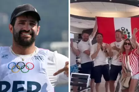 Familia de Stefano Peschiera celebra medalla de bronce