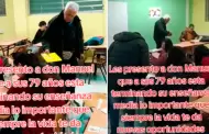 Hombre de 79 aos decide terminar la secundaria y usuarios lo aplauden: "Digno de admirar"