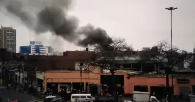 Incendio en el Cercado de Lima