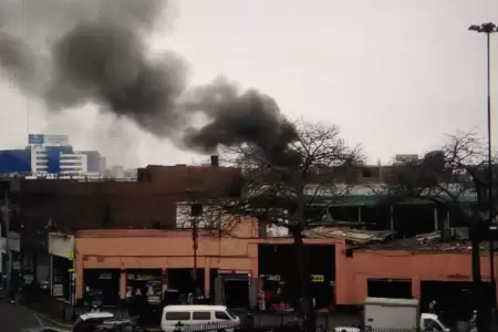 Incendio en el Cercado de Lima