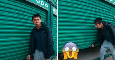 Joven peruano causa furor en redes.