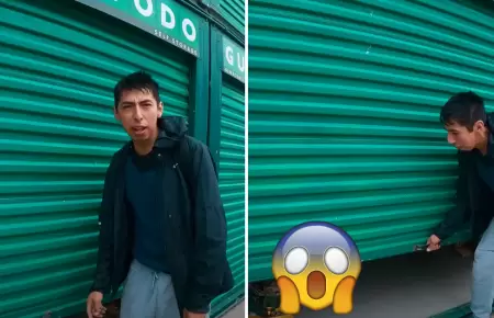 Joven peruano causa furor en redes.