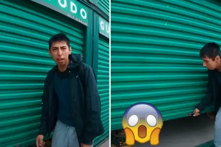 Joven peruano causa furor en redes.