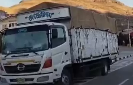 Joven frustra asalto de camin en Carretera Central.