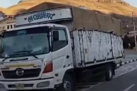 Joven frustra asalto de camin en Carretera Central.