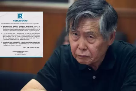 Alberto Fujimori seguir recibiendo pensin vitalicia por ser expresidente.