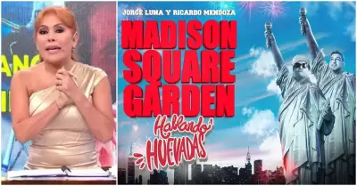 Magaly aplaude llegada de 'Hablando Huevadas' al Madison Square Garden