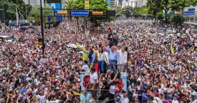 Gran movilizacin en Venezuela