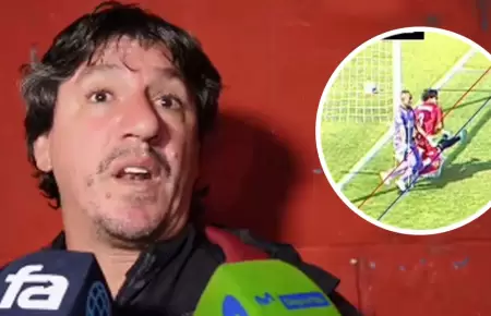 Jean Ferrari lament� que se registre una nueva pol�mica arbitral en el duelo de