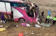 Panamericana Norte: Terrible! Accidente de bus deja una persona muerta y 15 heridos tras volcarse