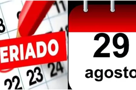 Se viene un feriado el 29 de agosto?