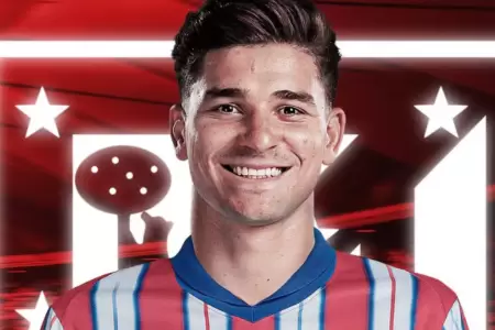 Julin lvarez se convirti en nuevo futbolista del Atltico de Madrid.