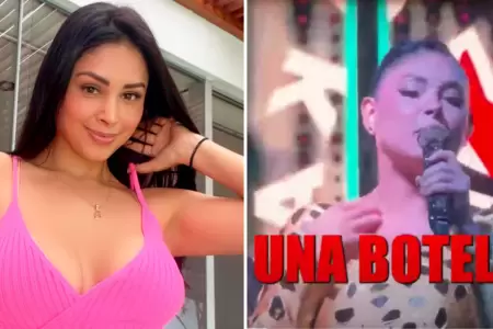 Pamela Franco se defiende de las crticas en su contra.