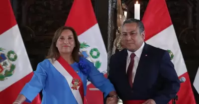 Dina Boluarte y Gustavo Adrianzn