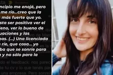 Mujer revela que fue rechazada de empleo por ser muy simptica.