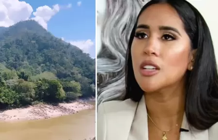 Melissa Paredes es criticada por su luna de miel en la selva.