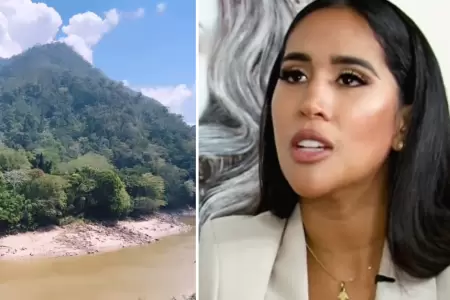 Melissa Paredes es criticada por su luna de miel en la selva.