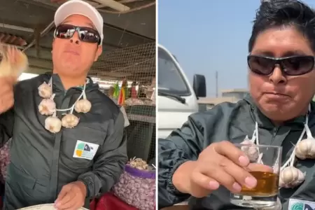 'Rey de los ajos' se vuelve viral en redes sociales.