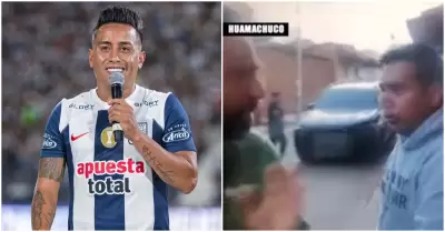 Amigos de Christian Cueva golpean a reportero de Magaly