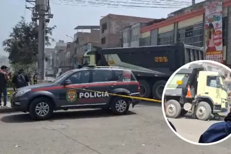 Motorizado pierde la vida tras ser atropellado en SJL.