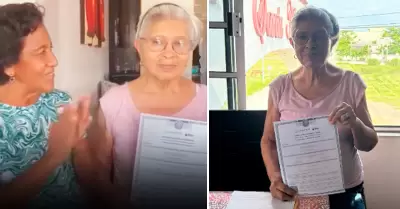 Mujer de 82 aos logra terminar sus estudios de primaria.