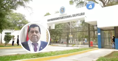 Detienen a rector de Universidad Nacional de Piura.